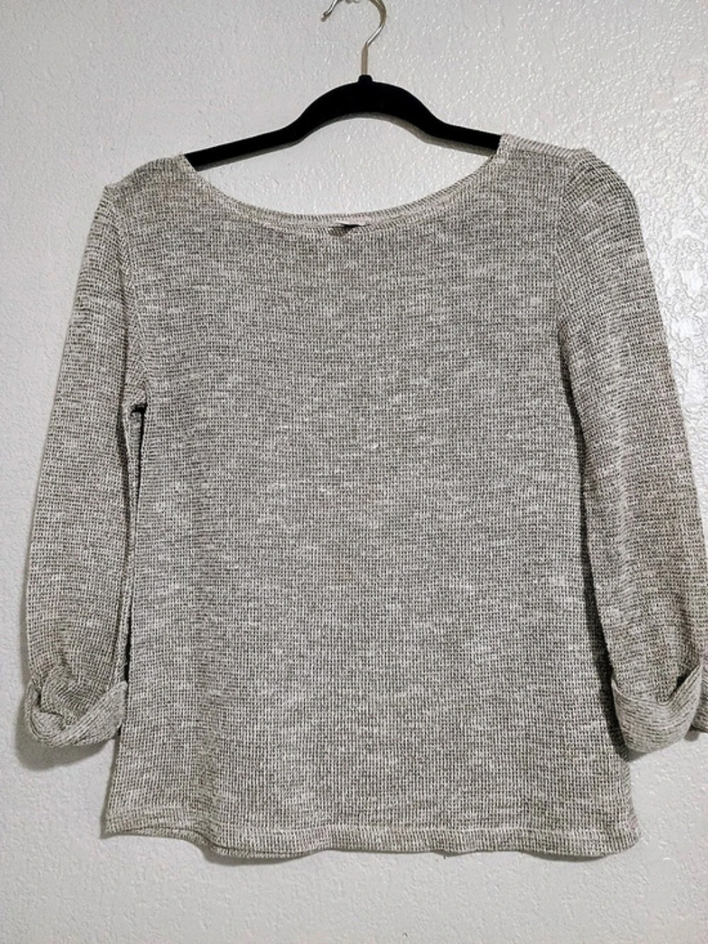 Xhilaration Knit Crew Neck Sweater Gray XS Like New